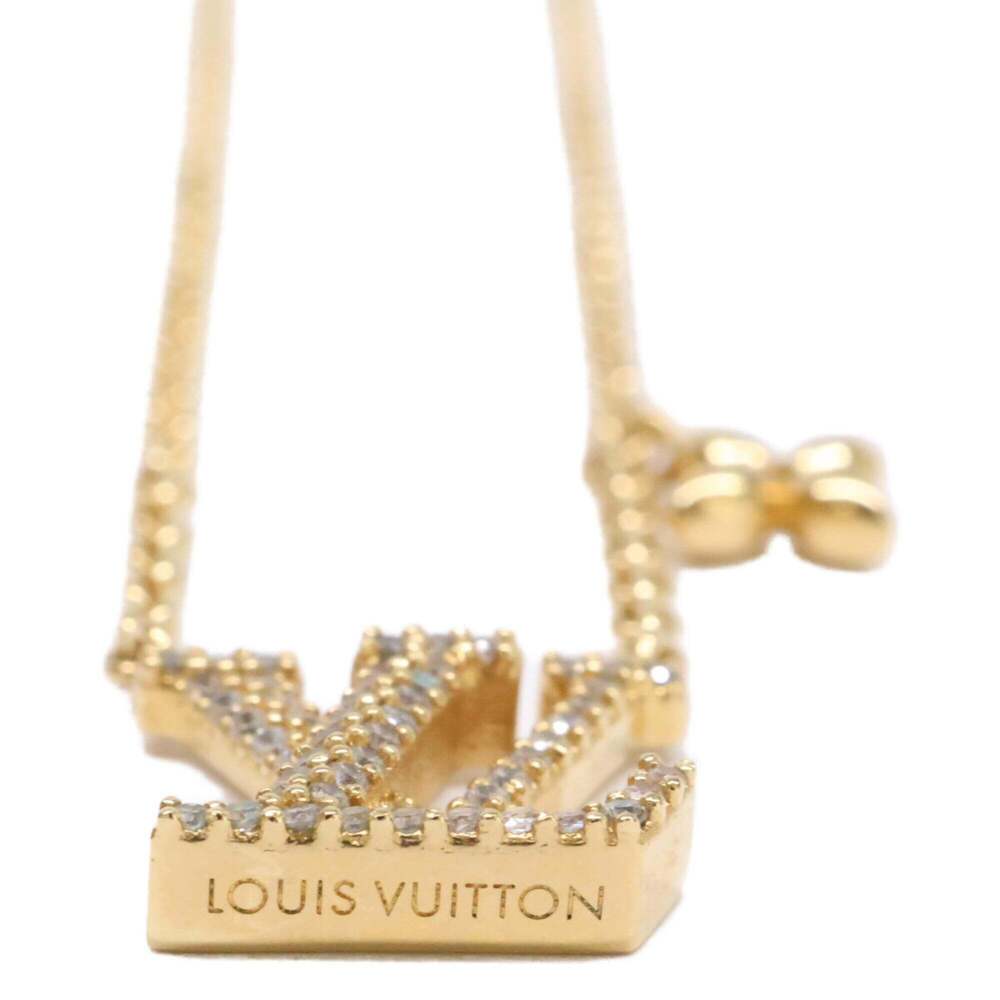 LOUIS VUITTON Gold Necklace - Picture 4 of 10